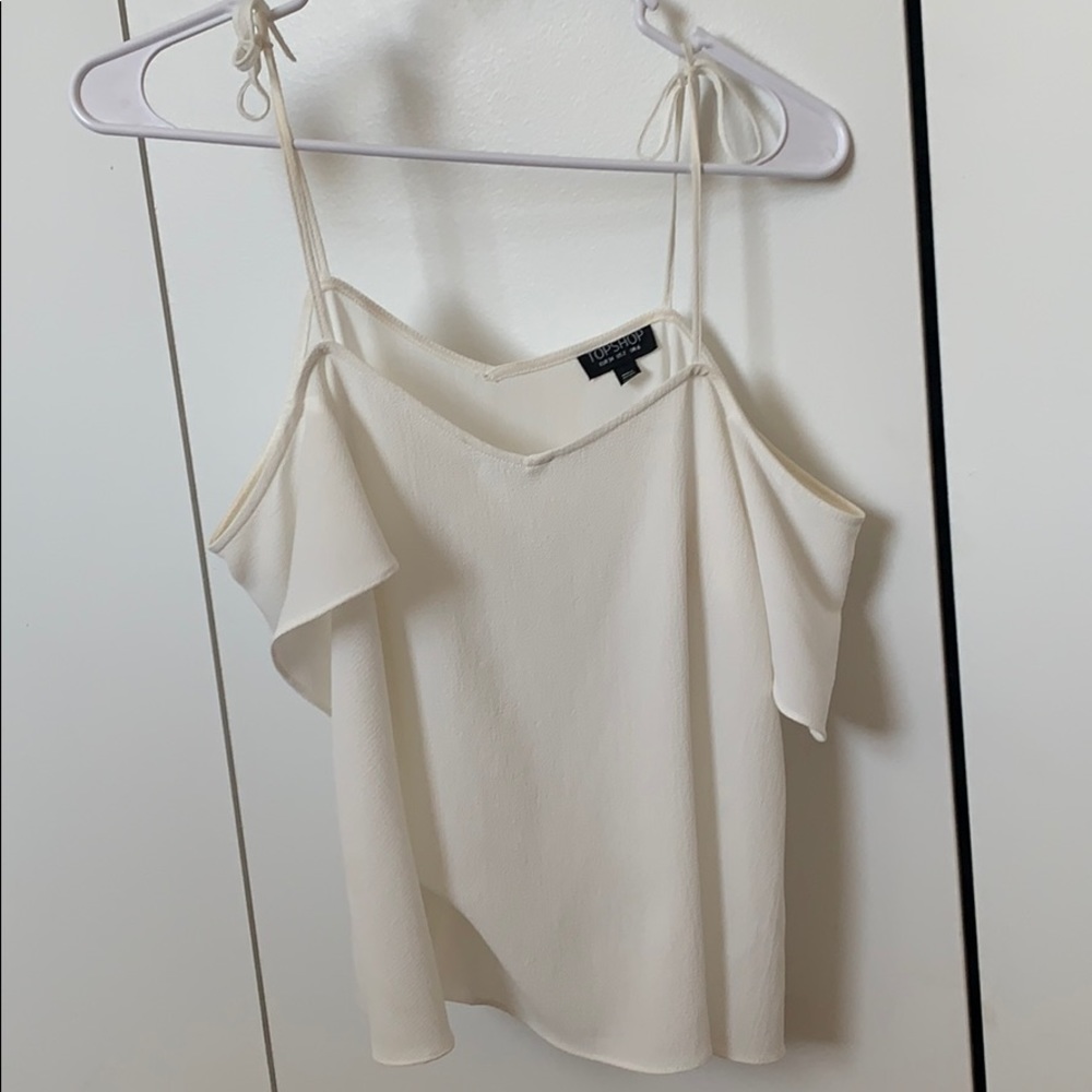 Top shop Blouse with tie-shoulder straps